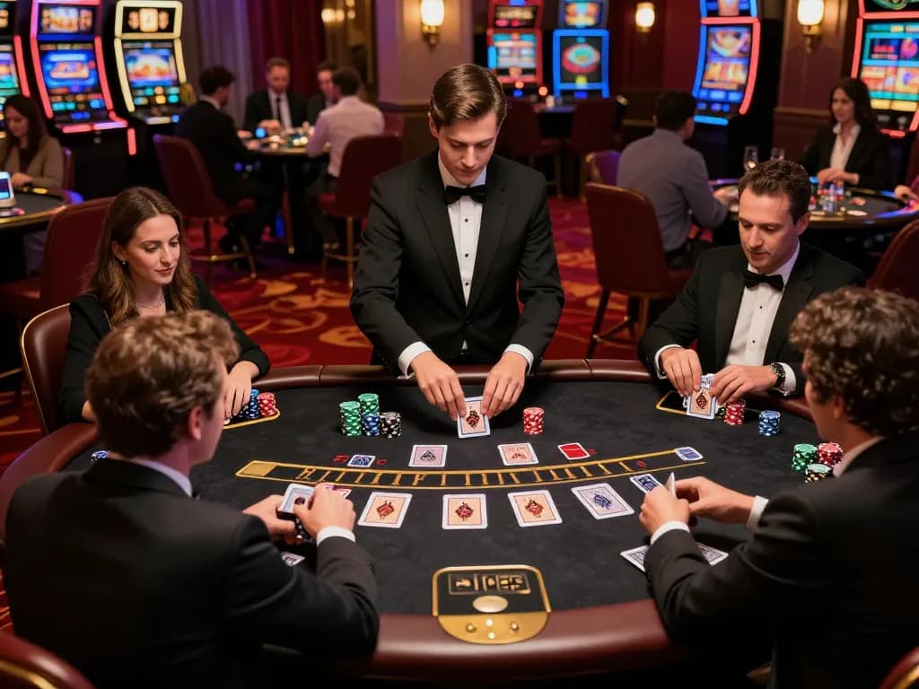 Experience strategic gameplay at 88BET with thrilling blackjack action and engaged players.