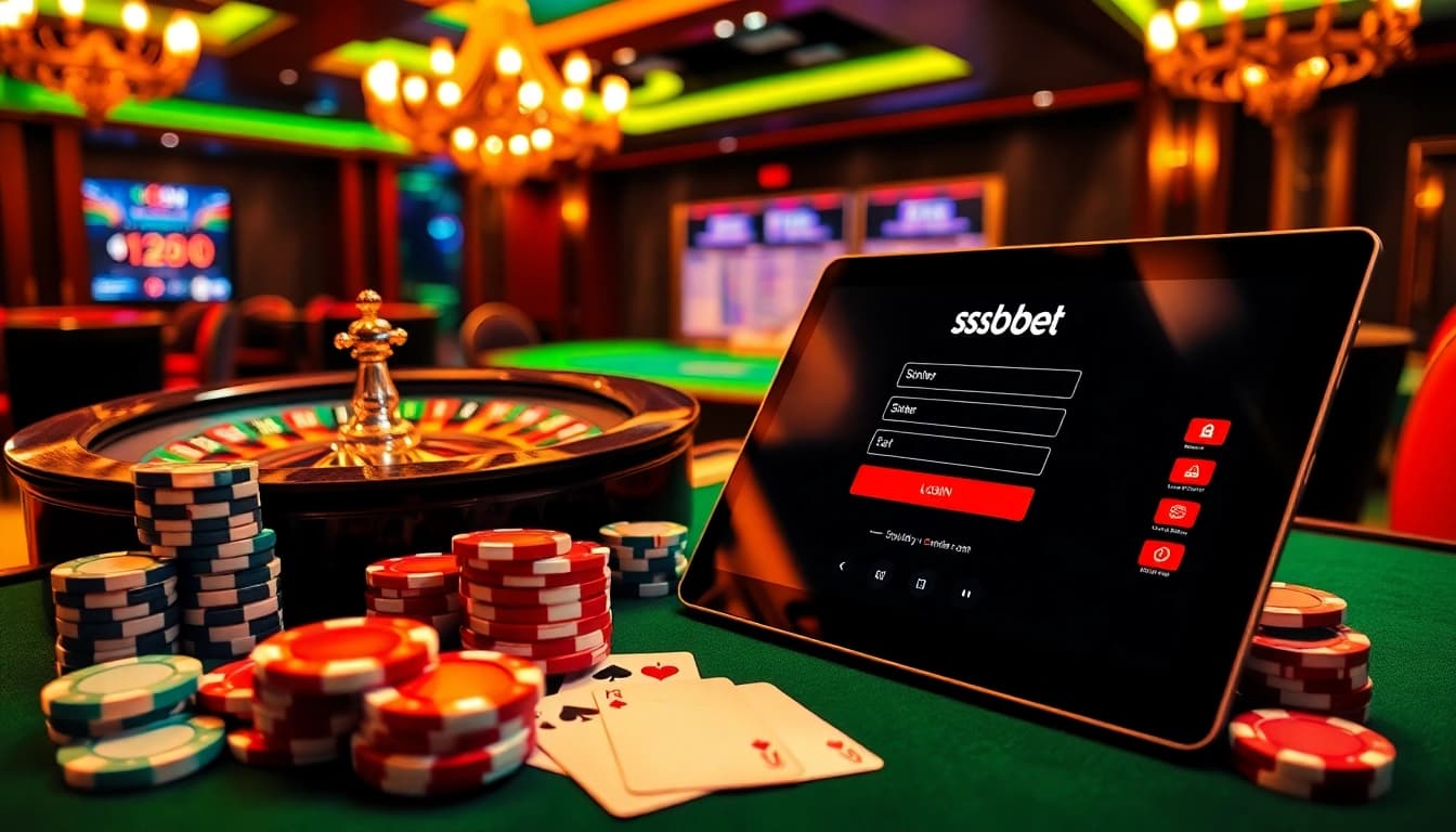 Engage with sbobet login indonesia through a vibrant online casino experience featuring roulette and poker.