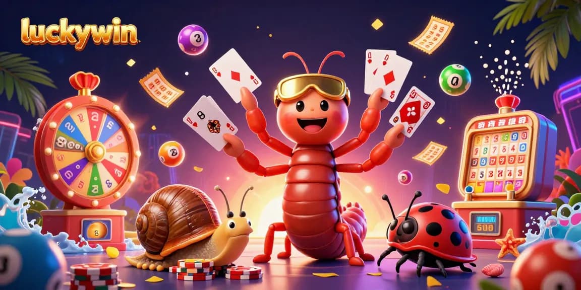 Experience exciting gameplay at luckywin with a vibrant 3D casino scene filled with colorful details.