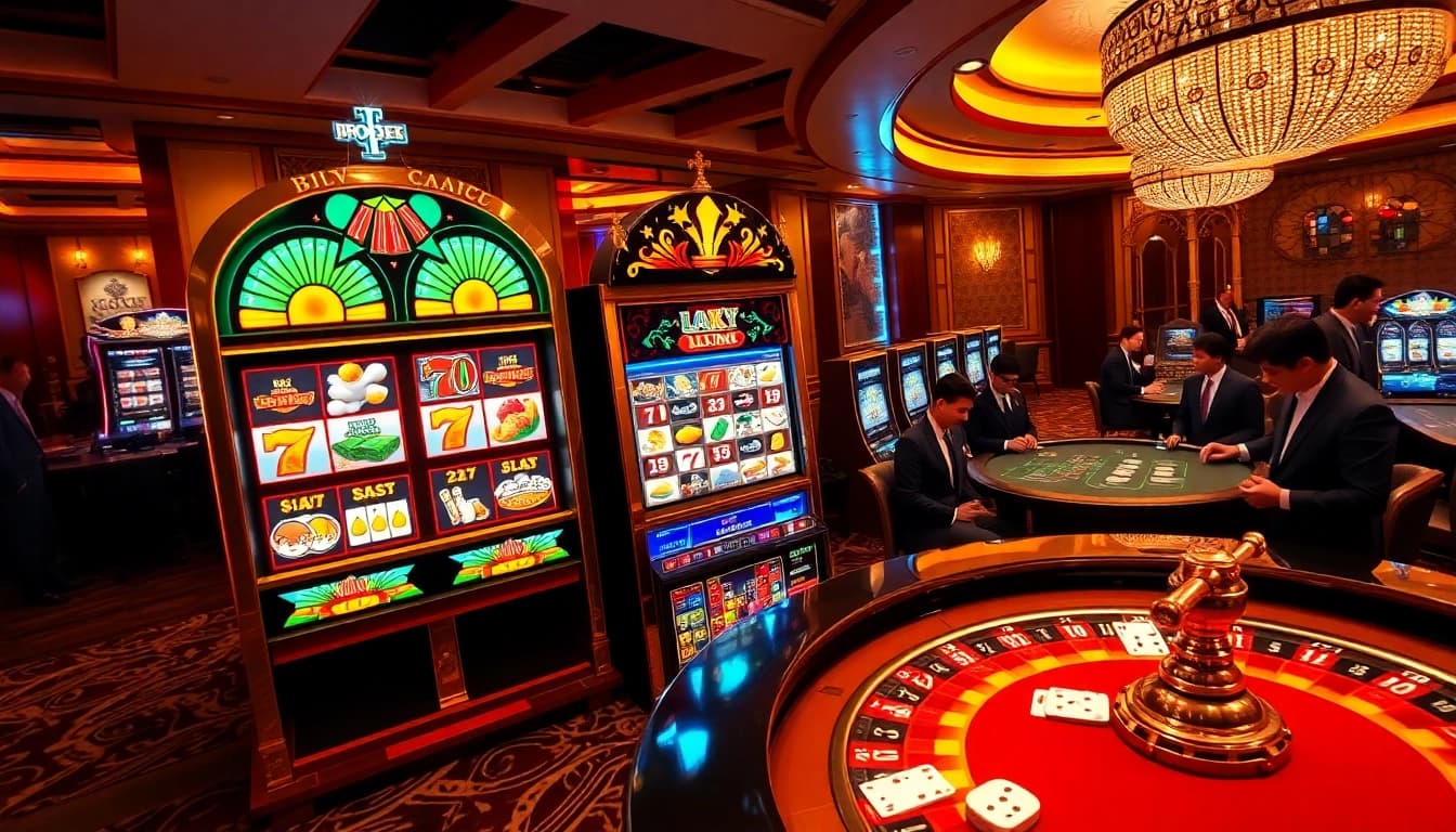 Experience the excitement of bro138 login at our luxury casino with vibrant slot machines and poker tables.