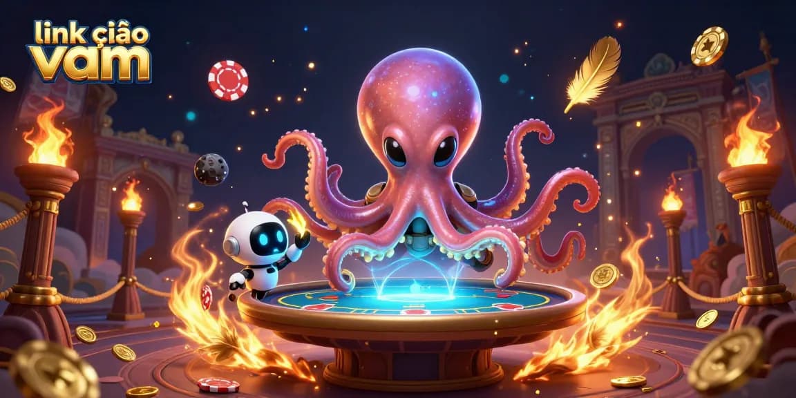 Experience the thrill with link vào vmax, as vibrant alien characters engage in lively casino action.