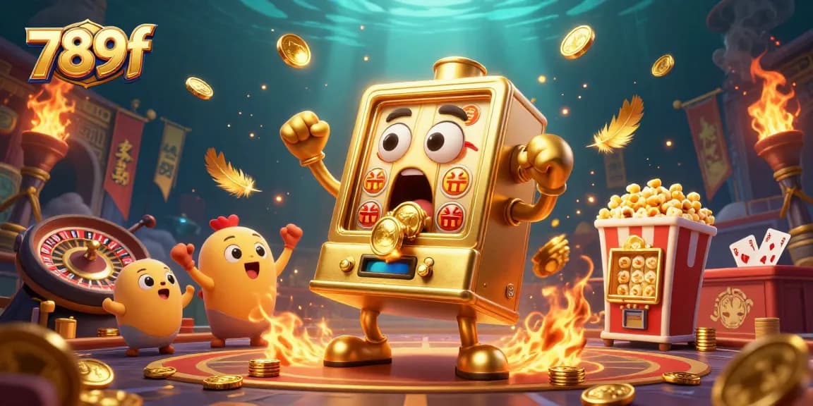 Engage in thrilling gaming experiences at 789f's lively casino environment with winners celebrating jackpots.