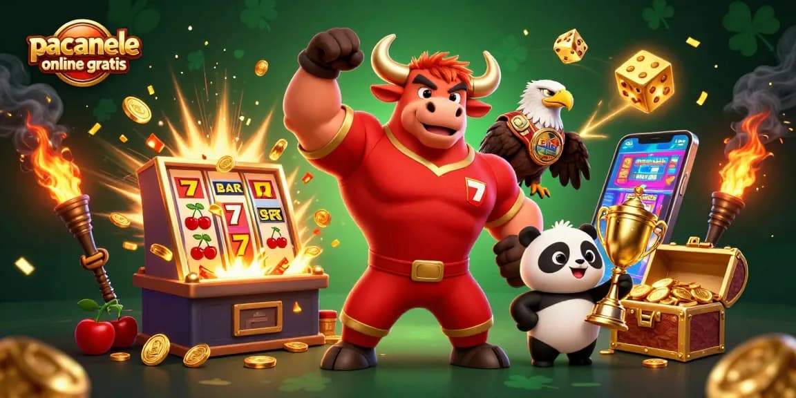Păcănele online gratis - Sloturi cu câteva personaje 3D jucându-se și bucurându-se de recompense
