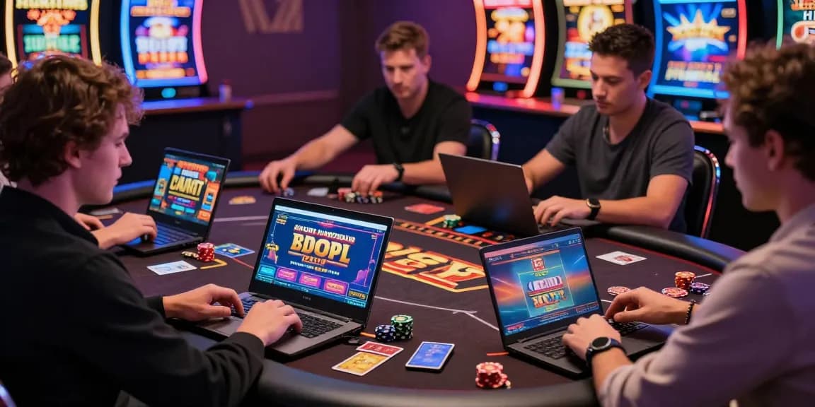 Explore engaging credit card casinos with players enjoying diverse gaming options and thrilling promotions.