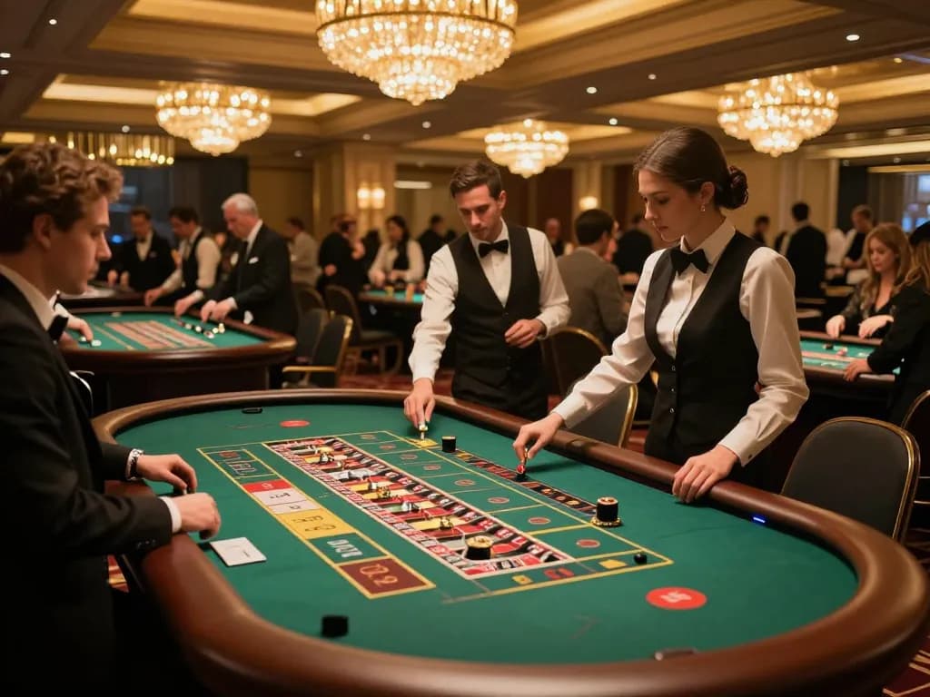 spinadvisor offers insights on roulette gameplay in a vibrant casino setting filled with excitement