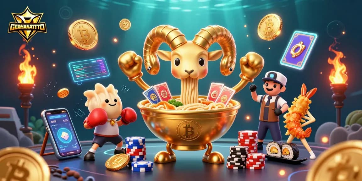 GERHANATOTO menunjukkan pengalaman taruhan slot yang menarik dengan ilustrasi 3D penuh warna.