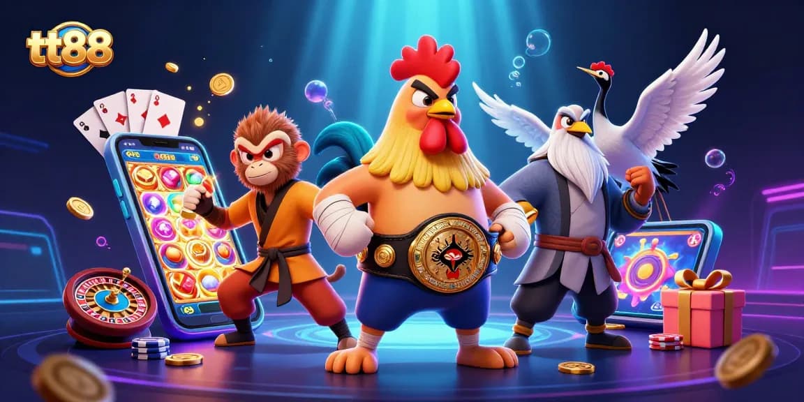 Experience the thrills of tt88 as the fierce Muay Thai rooster battles alongside gaming elements.