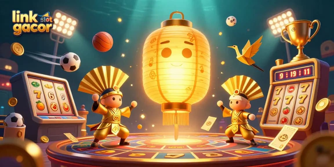 Raih kemenangan dengan link slot gacor dan simbol keberuntungan yang bersinar.