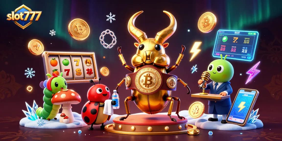 Menangkan jackpot slot777 dengan mesin slot berwarna-warni dan karakter menarik.