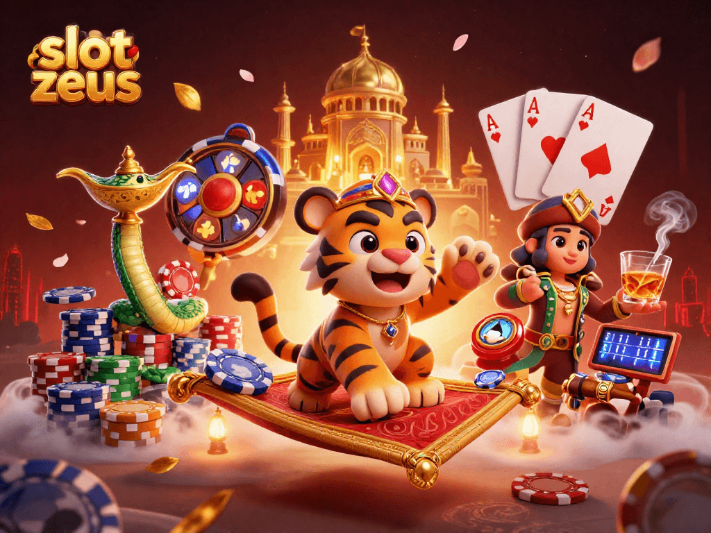 Experience thrilling gameplay with slot zeus featuring dynamic reels and vibrant visuals in this stunning illustration.