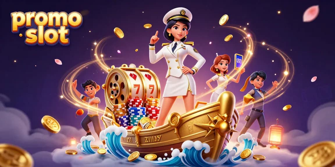 Experience thrilling action with promo slot visuals featuring immersive 3D casino elements.