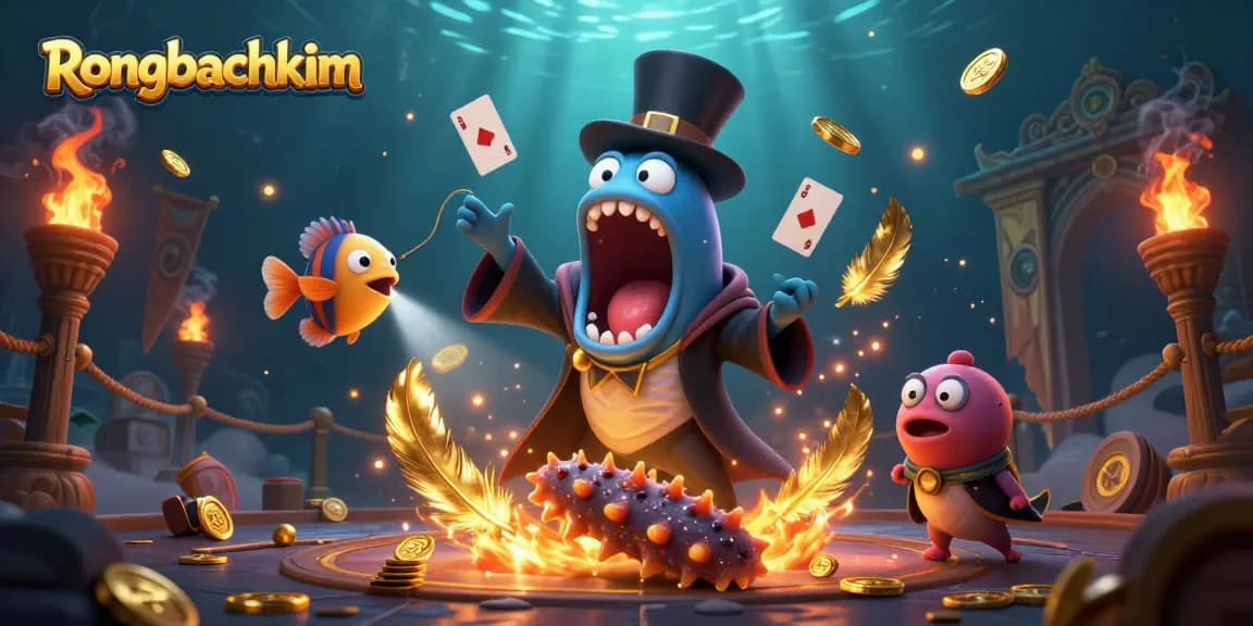 Engage with Rongbachkim's magical lottery wins showcasing a bioluminescent eel and friends.