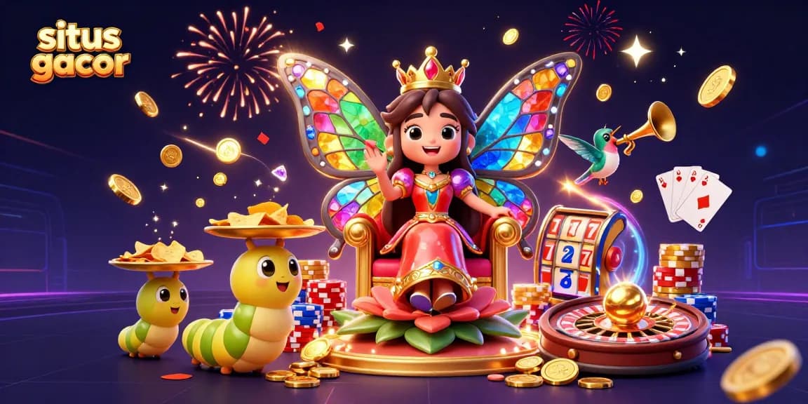 Mainkan situs slot gacor dengan slot mesin menggiurkan dan jackpot besar dalam ilustrasi kasino yang memukau.