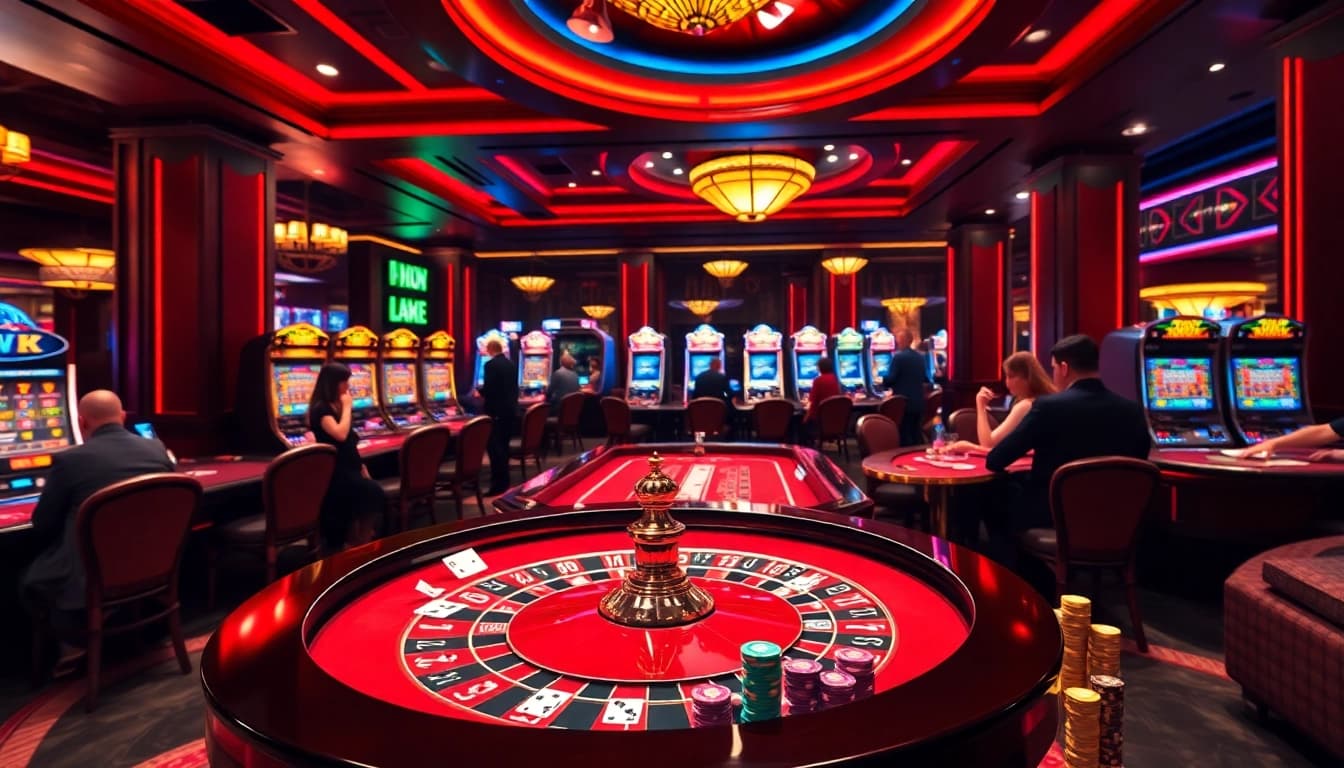 Experience the thrills of 68VIP with exciting casino games and vibrant gambling atmosphere.