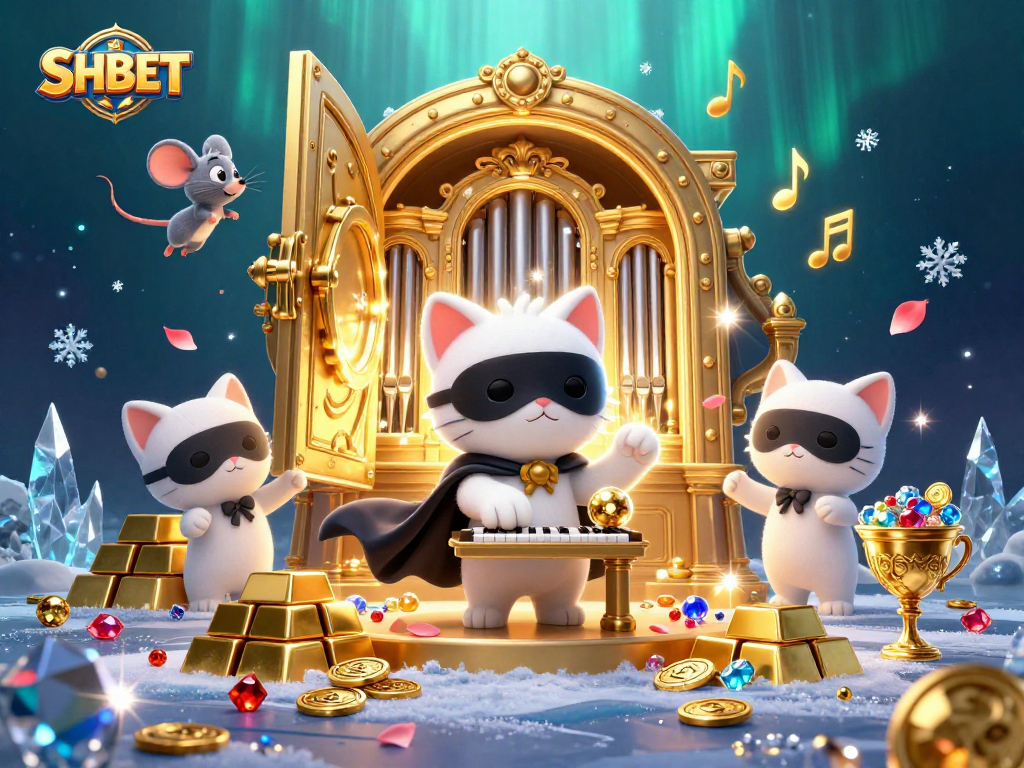 SHBET captivates players with a 3D casino scene full of golden treasures and mystical characters.