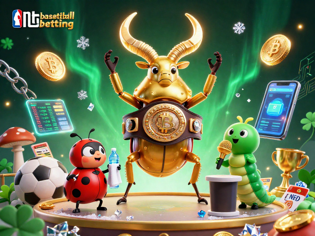 Engage in nba basketball betting with dynamic sports action featuring iconic characters and crypto elements