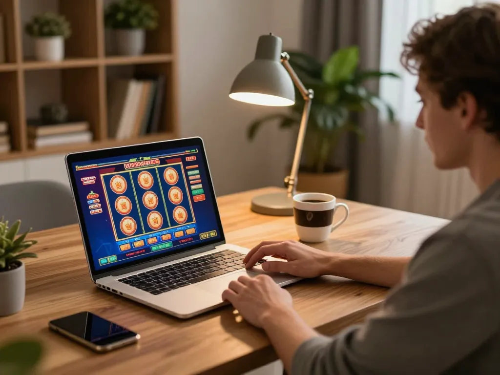 Join dh88 online for an immersive slots gaming experience in a comfortable home setting.