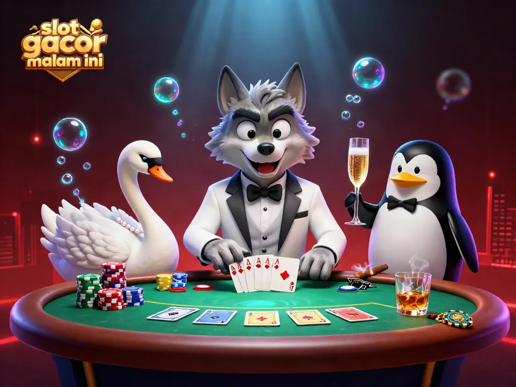 Menangkan slot gacor malam ini dengan sambutan yang mewah dari karakter kasino.