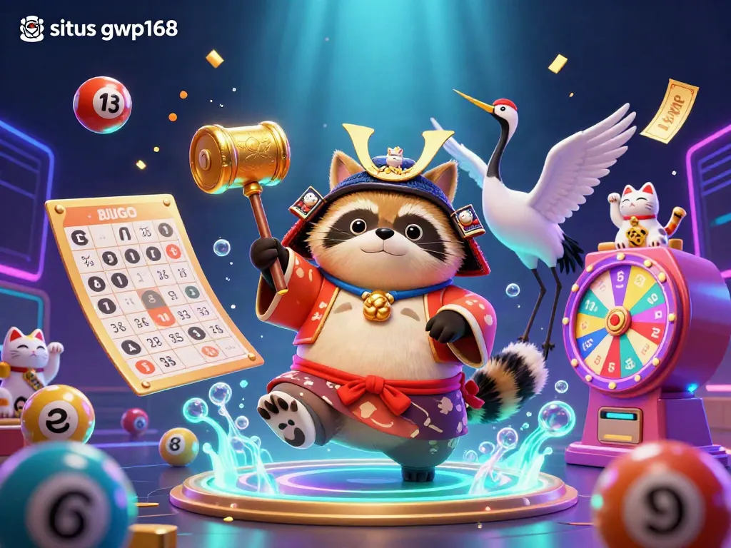 Gambaran 3D situs gwp168 dengan karakter perjudian dan elemen permainan menggembirakan.