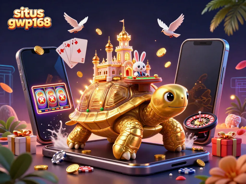 Permainan interaktif situs gwp168 dengan dealer langsung dan suasana kasino modern.