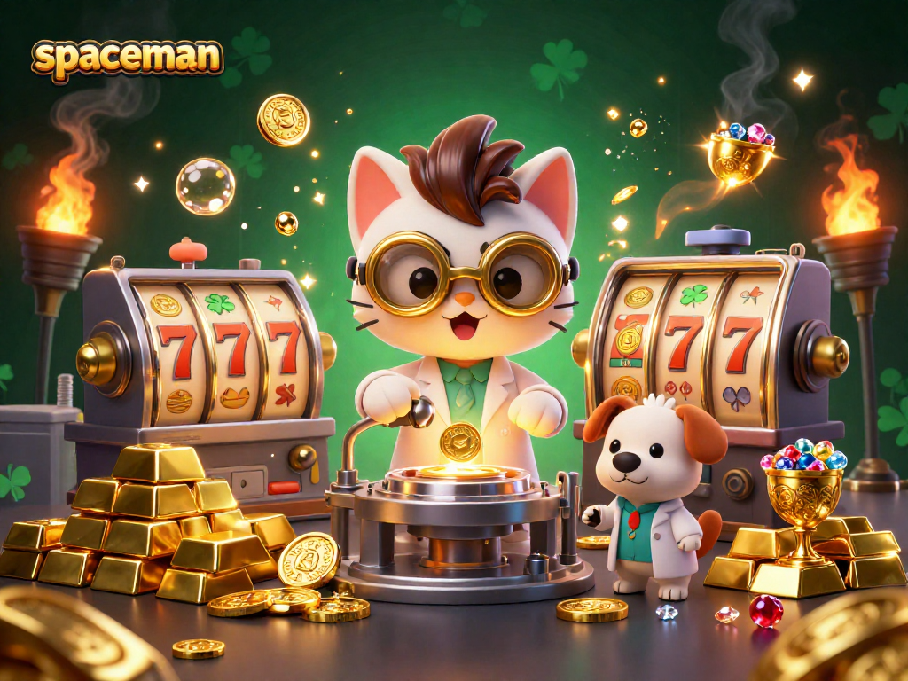 Spin golden reels and join the spaceman in a vibrant casino adventure full of treasure.