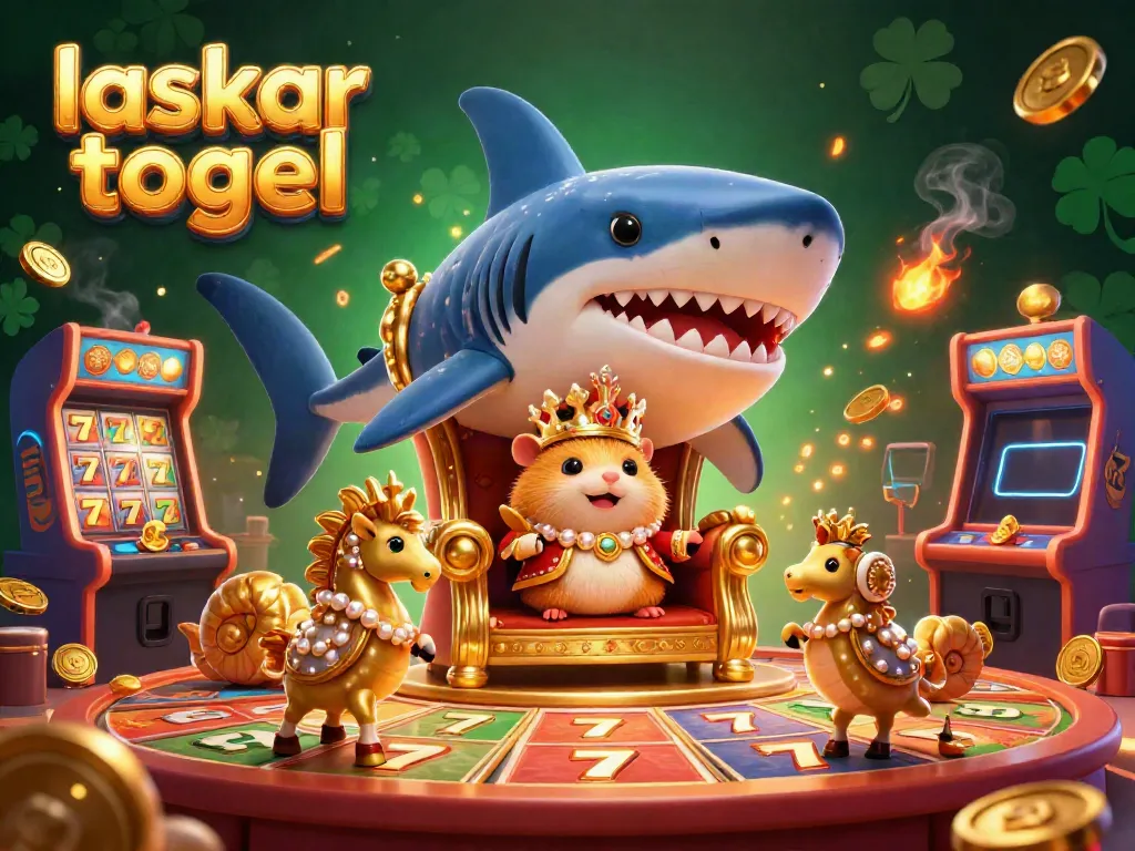 Engage in thrilling sessions at laskar togel with vibrant arcade game elements and royal casino creatures.