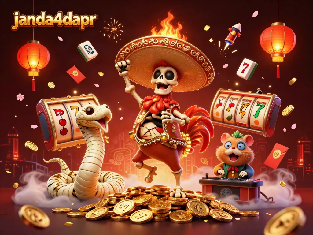 Gim digital janda4dapr menampilkan skeleton mariachi, ular mummy, dan hamster zombie dalam festival kemenangan