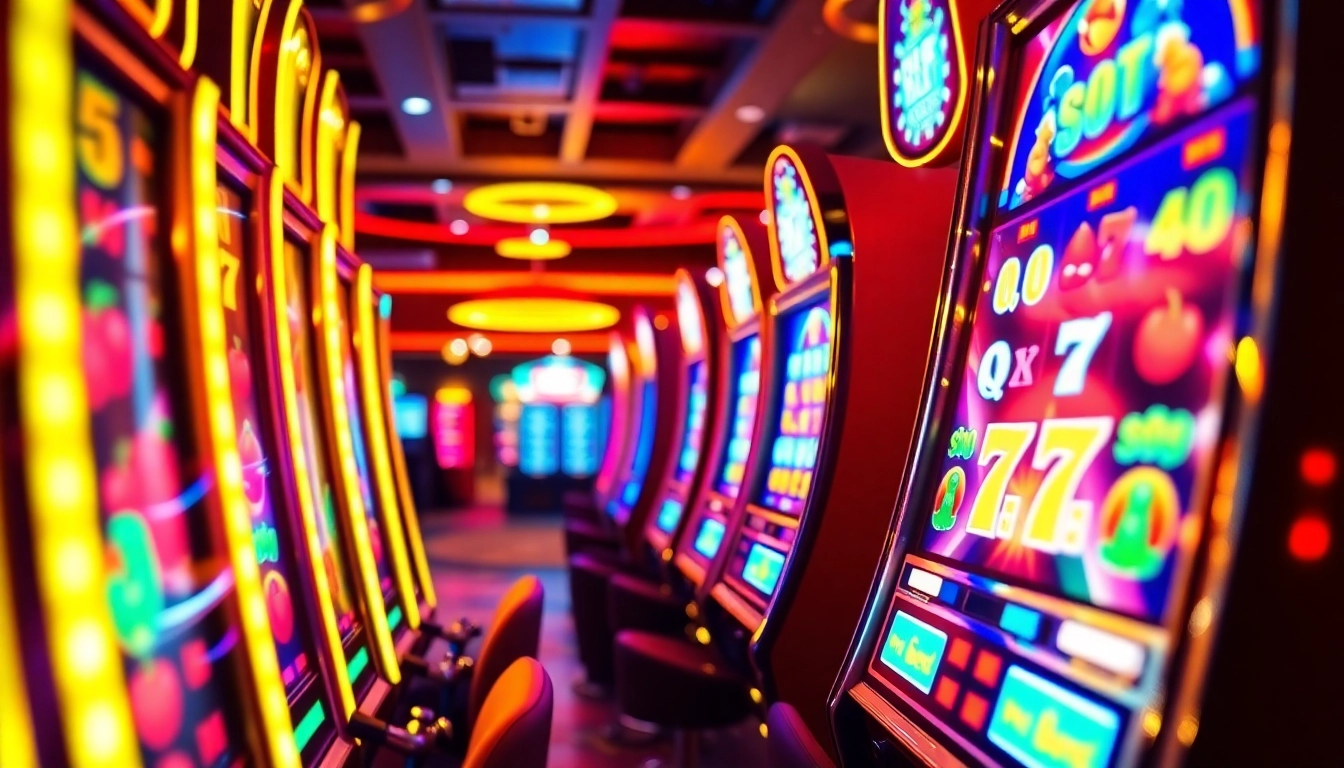 Putar slot game dengan gulungan berkilau dan simbol menarik