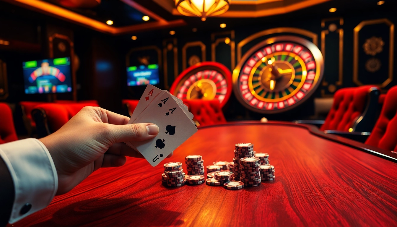 Engage in thrilling poker action at https://thabet.vegas/ with luxurious casino surroundings.
